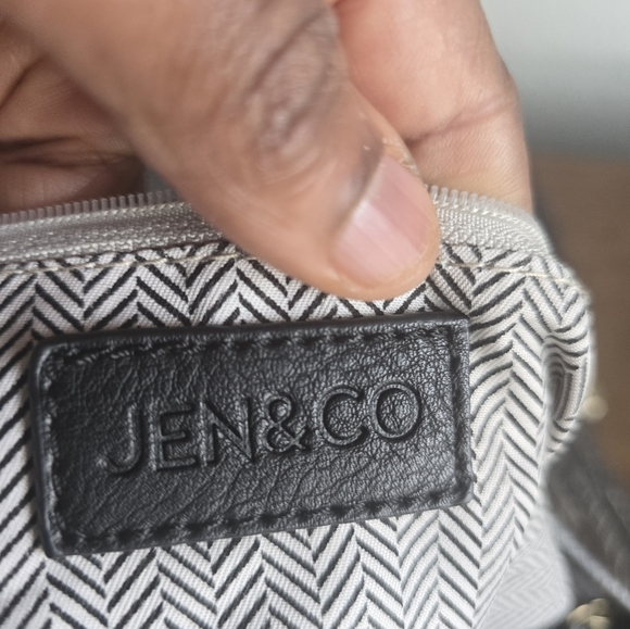 Jen & Co Womens Bag Snake Embossed Clutch Purse Shoulder Removable Straps - Picture 12 of 16